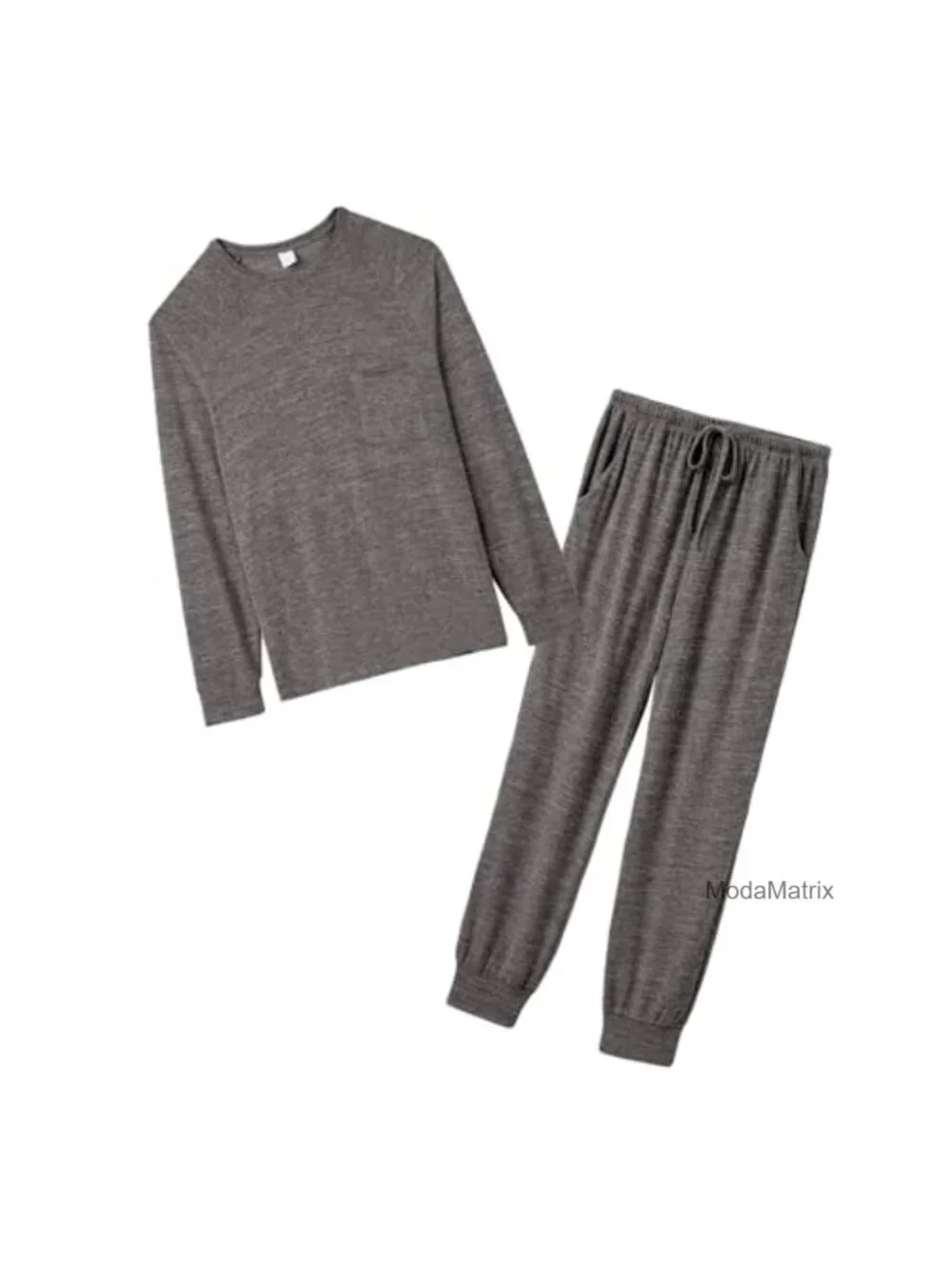 Kids Pajama Set Long Sleeve Lounge Set with Pockets